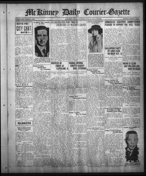 McKinney Daily Courier-Gazette (McKinney, Tex.), Vol. 28, Ed. 1 Saturday, October 18, 1924