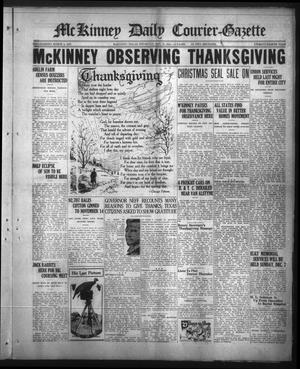 McKinney Daily Courier-Gazette (McKinney, Tex.), Vol. 28, Ed. 1 Thursday, November 27, 1924