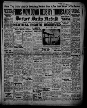 Borger Daily Herald (Borger, Tex.), Vol. 14, No. 13, Ed. 1 Thursday, December 7, 1939