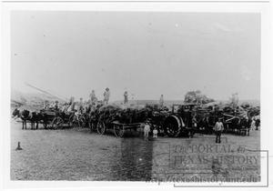 Primary view of object titled '[Threshing Grain]'.