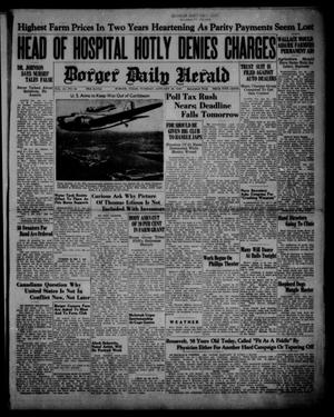 Borger Daily Herald (Borger, Tex.), Vol. 14, No. 58, Ed. 1 Tuesday, January 30, 1940