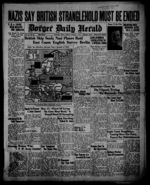 Primary view of object titled 'Borger Daily Herald (Borger, Tex.), Vol. 14, No. 85, Ed. 1 Friday, March 1, 1940'.