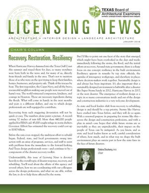 Primary view of object titled 'Licensing News, January 2018'.