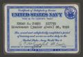 Text: [Navy Certificate of Satisfactory Service, January 13, 1946]