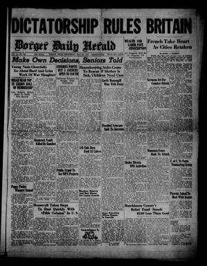 Borger Daily Herald (Borger, Tex.), Vol. 14, No. 155, Ed. 1 Wednesday, May 22, 1940