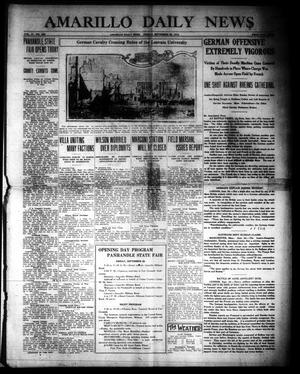 Amarillo Daily News (Amarillo, Tex.), Vol. 4, No. 280, Ed. 1 Friday, September 25, 1914