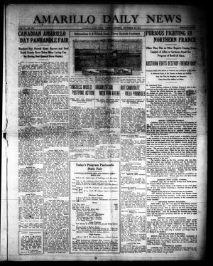 Primary view of object titled 'Amarillo Daily News (Amarillo, Tex.), Vol. 4, No. 283, Ed. 1 Tuesday, September 29, 1914'.