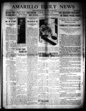 Amarillo Daily News (Amarillo, Tex.), Vol. 4, No. 287, Ed. 1 Saturday, October 3, 1914