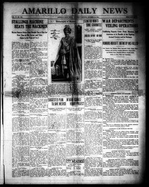 Primary view of object titled 'Amarillo Daily News (Amarillo, Tex.), Vol. 4, No. 293, Ed. 1 Saturday, October 10, 1914'.