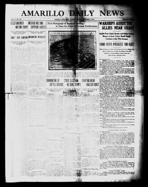 Amarillo Daily News (Amarillo, Tex.), Vol. 4, No. 313, Ed. 1 Tuesday, November 3, 1914