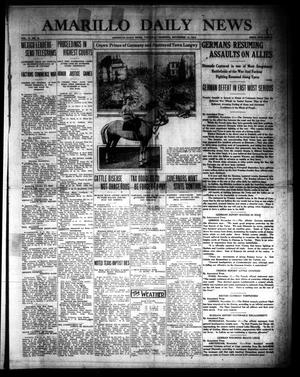 Amarillo Daily News (Amarillo, Tex.), Vol. 5, No. 8, Ed. 1 Thursday, November 12, 1914