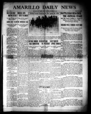Amarillo Daily News (Amarillo, Tex.), Vol. 5, No. 9, Ed. 1 Friday, November 13, 1914
