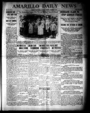 Amarillo Daily News (Amarillo, Tex.), Vol. 6, No. 34, Ed. 1 Saturday, December 12, 1914