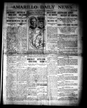 Primary view of object titled 'Amarillo Daily News (Amarillo, Tex.), Vol. 6, No. 36, Ed. 1 Tuesday, December 15, 1914'.