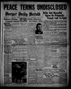 Borger Daily Herald (Borger, Tex.), Vol. 14, No. 178, Ed. 1 Tuesday, June 18, 1940