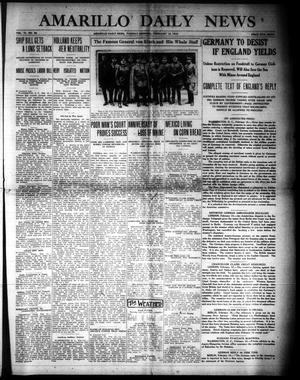 Amarillo Daily News (Amarillo, Tex.), Vol. 6, No. 90, Ed. 1 Tuesday, February 16, 1915