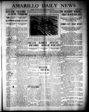 Amarillo Daily News (Amarillo, Tex.), Vol. 6, No. 93, Ed. 1 Friday, February 19, 1915