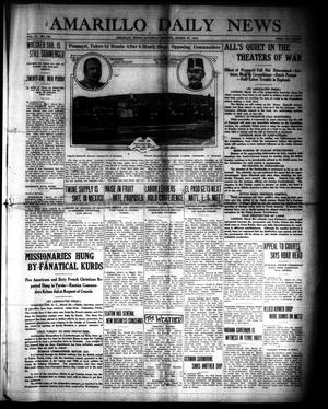 Amarillo Daily News (Amarillo, Tex.), Vol. 6, No. 124, Ed. 1 Saturday, March 27, 1915