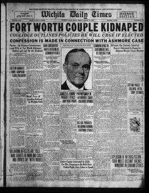 Wichita Daily Times (Wichita Falls, Tex.), Vol. 18, No. 94, Ed. 1 Friday, August 15, 1924