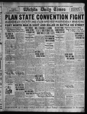 Wichita Daily Times (Wichita Falls, Tex.), Vol. 18, No. 106, Ed. 1 Wednesday, August 27, 1924