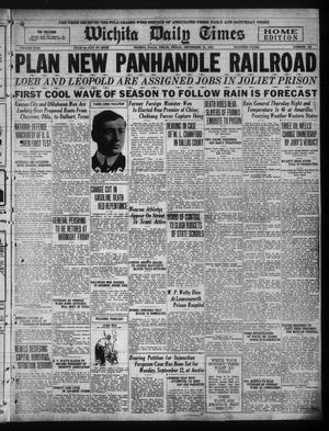 Wichita Daily Times (Wichita Falls, Tex.), Vol. 18, No. 122, Ed. 1 Friday, September 12, 1924