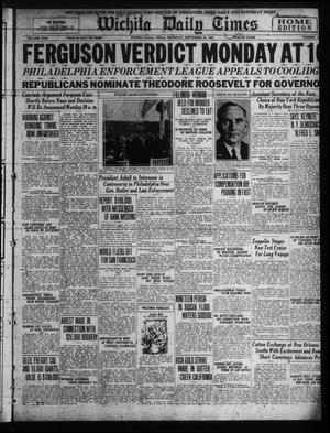 Wichita Daily Times (Wichita Falls, Tex.), Vol. 18, No. [135], Ed. 1 Thursday, September 25, 1924