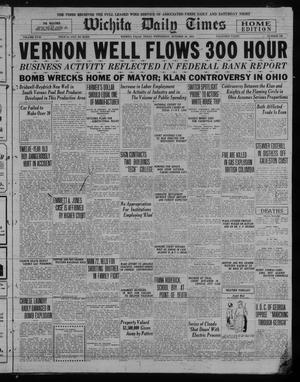 Wichita Daily Times (Wichita Falls, Tex.), Vol. 18, No. 169, Ed. 1 Wednesday, October 29, 1924