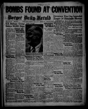 Borger Daily Herald (Borger, Tex.), Vol. 14, No. 198, Ed. 1 Thursday, July 11, 1940