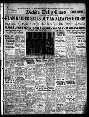 Wichita Daily Times (Wichita Falls, Tex.), Vol. 19, No. 337, Ed. 1 Friday, April 16, 1926