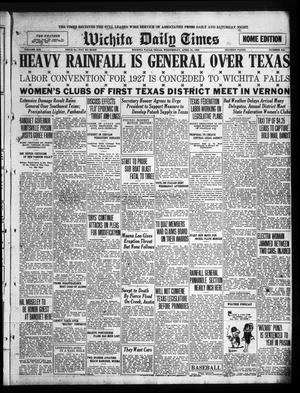 Wichita Daily Times (Wichita Falls, Tex.), Vol. 19, No. 342, Ed. 1 Wednesday, April 21, 1926