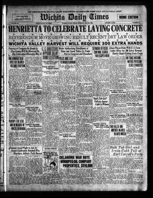 Wichita Daily Times (Wichita Falls, Tex.), Vol. 20, No. 12, Ed. 1 Tuesday, May 25, 1926