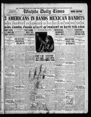 Wichita Daily Times (Wichita Falls, Tex.), Vol. 20, No. 14, Ed. 1 Thursday, May 27, 1926