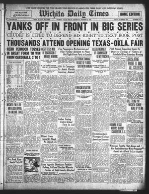 Wichita Daily Times (Wichita Falls, Tex.), Vol. 20, No. 142, Ed. 1 Saturday, October 2, 1926