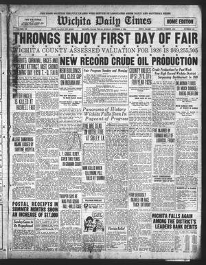 Wichita Daily Times (Wichita Falls, Tex.), Vol. 20, No. 143, Ed. 1 Sunday, October 3, 1926