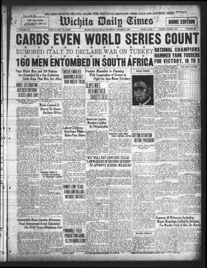 Wichita Daily Times (Wichita Falls, Tex.), Vol. 20, No. 149, Ed. 1 Saturday, October 9, 1926