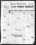 Newspaper: Wichita Daily Times (Wichita Falls, Tex.), Vol. 20, No. 151, Ed. 1 Mo…