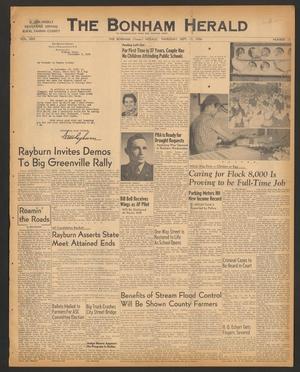 The Bonham Herald (Bonham, Tex.), Vol. 30, No. 13, Ed. 1 Thursday, September 13, 1956