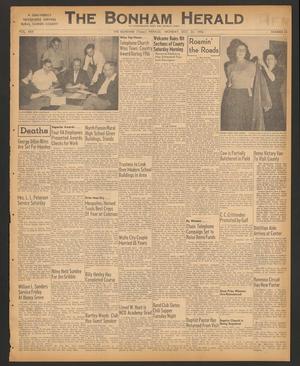 Primary view of object titled 'The Bonham Herald (Bonham, Tex.), Vol. 30, No. 24, Ed. 1 Monday, October 22, 1956'.