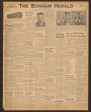 The Bonham Herald (Bonham, Tex.), Vol. 30, No. 32, Ed. 1 Monday, November 19, 1956
