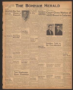 The Bonham Herald (Bonham, Tex.), Vol. 5, No. 5, Ed. 1 Thursday, January 10, 1963