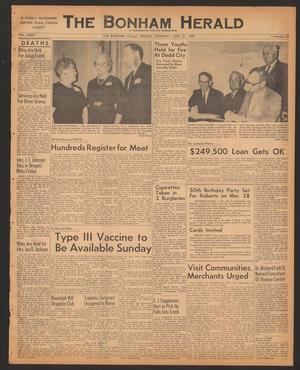 The Bonham Herald (Bonham, Tex.), Vol. 45, No. 45, Ed. 1 Thursday, March 21, 1963