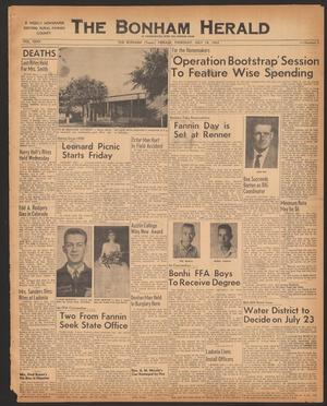 The Bonham Herald (Bonham, Tex.), Vol. 35, No. 1, Ed. 1 Thursday, July 18, 1963