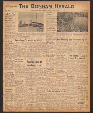 The Bonham Herald (Bonham, Tex.), Vol. 35, No. 9, Ed. 1 Thursday, September 12, 1963