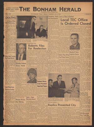 The Bonham Herald (Bonham, Tex.), Vol. 35, No. 25, Ed. 1 Thursday, January 2, 1964