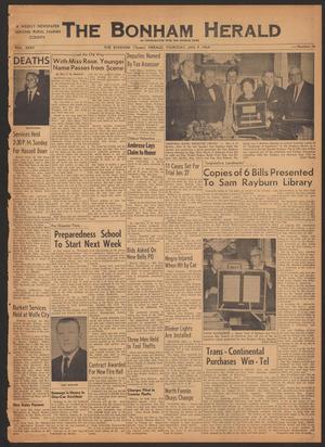 The Bonham Herald (Bonham, Tex.), Vol. 35, No. 26, Ed. 1 Thursday, January 9, 1964