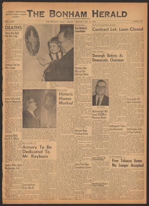 The Bonham Herald (Bonham, Tex.), Vol. 35, No. 29, Ed. 1 Thursday, February 13, 1964