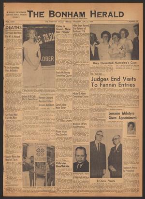 The Bonham Herald (Bonham, Tex.), Vol. 35, No. 39, Ed. 1 Thursday, April 23, 1964