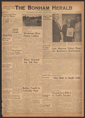 The Bonham Herald (Bonham, Tex.), Vol. 36, No. 6, Ed. 1 Thursday, September 17, 1964