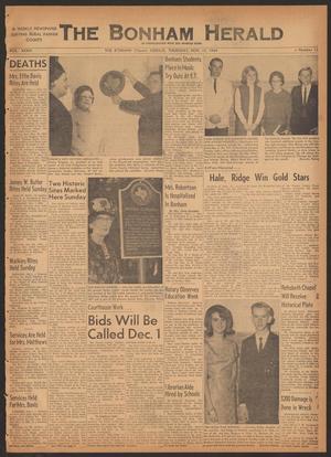 The Bonham Herald (Bonham, Tex.), Vol. 36, No. 12, Ed. 1 Thursday, November 12, 1964