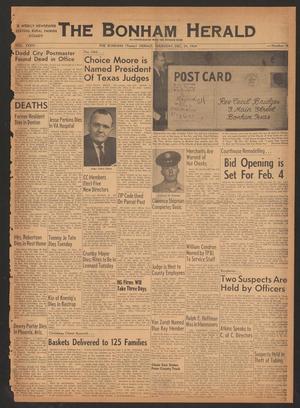 The Bonham Herald (Bonham, Tex.), Vol. 36, No. 18, Ed. 1 Thursday, December 24, 1964